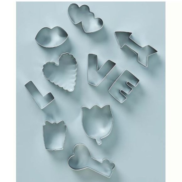 Baked with Love Inspired Cookie Cutters – Set of 12 - From Anthropologie - NWT - Picture 1 of 4